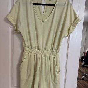 Express Soft Yellow Romper